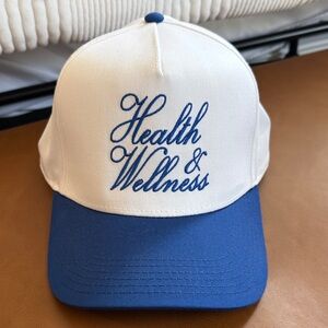 OTTO White and Blue Health & Wellness Cap